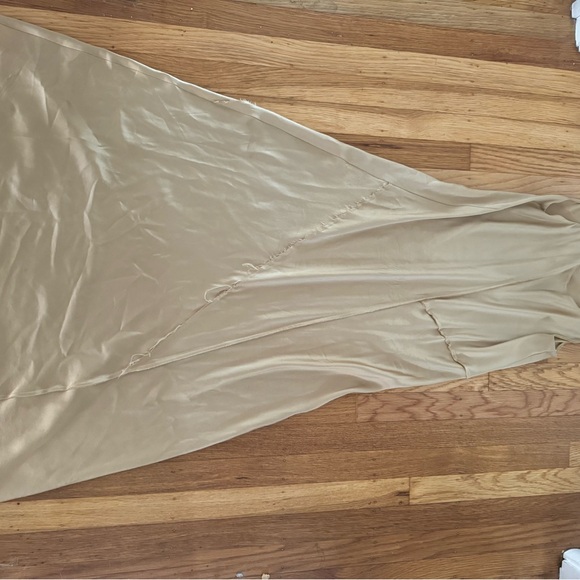 Vince silk gold tank dress - Picture 2 of 4